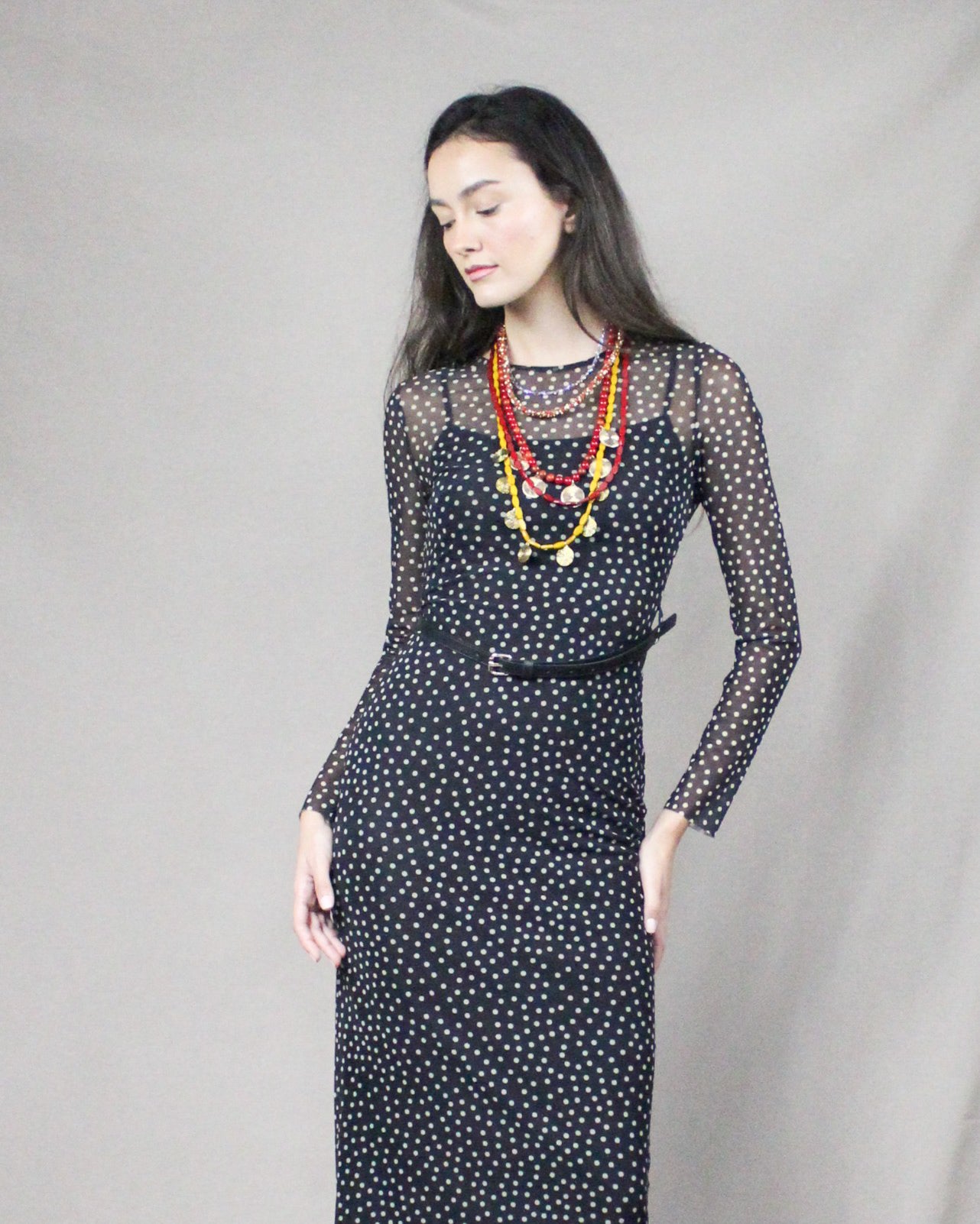 Polka Dot Lace Dress