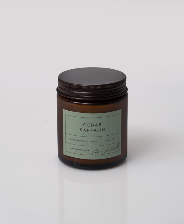 CEDAR SAFRON - candle
