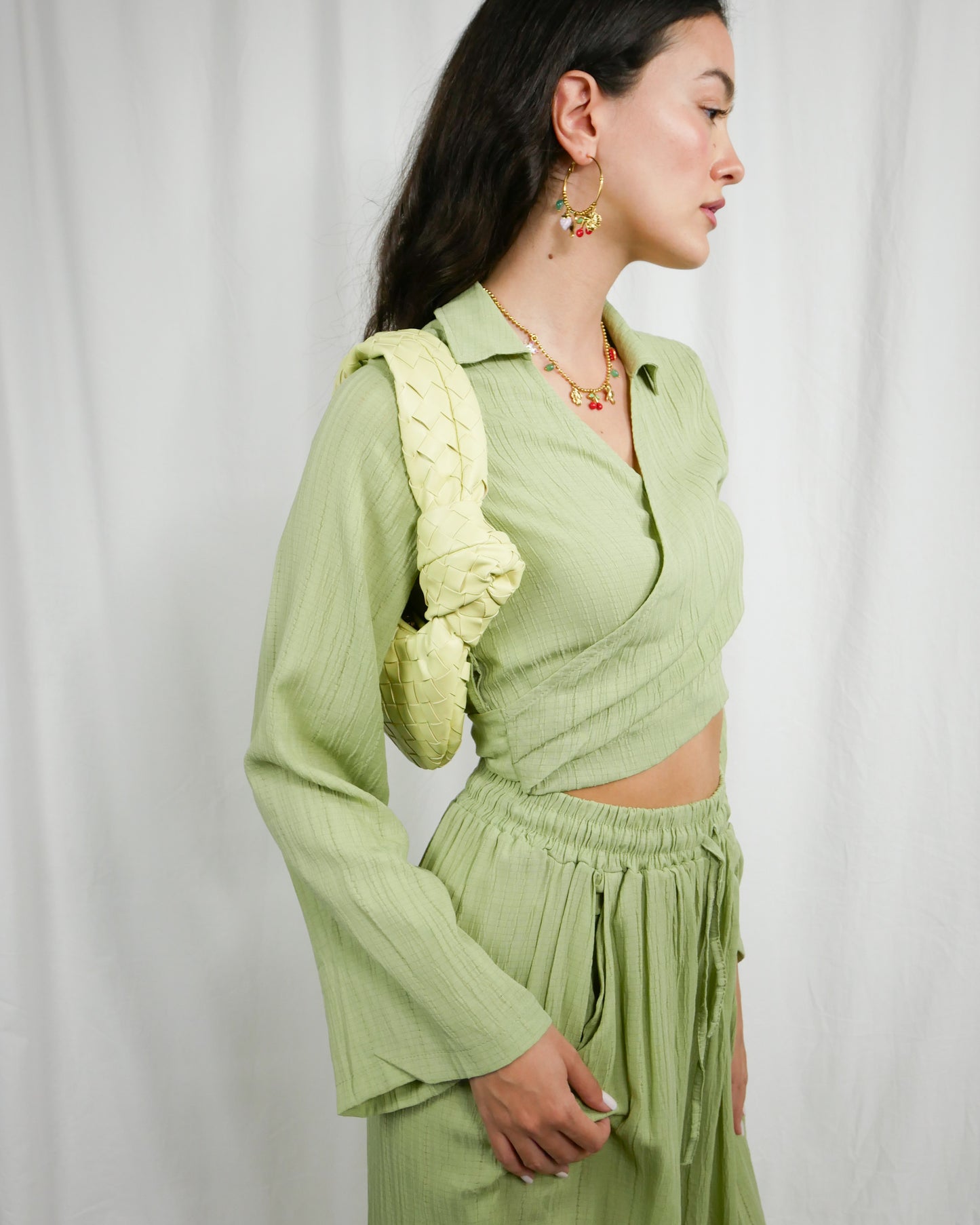 TIE-FRONT TOP