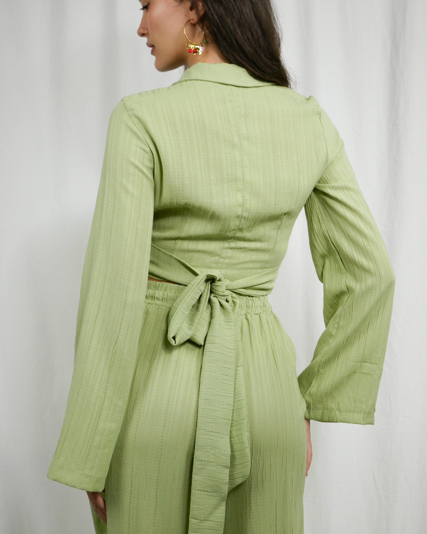 TIE-FRONT TOP