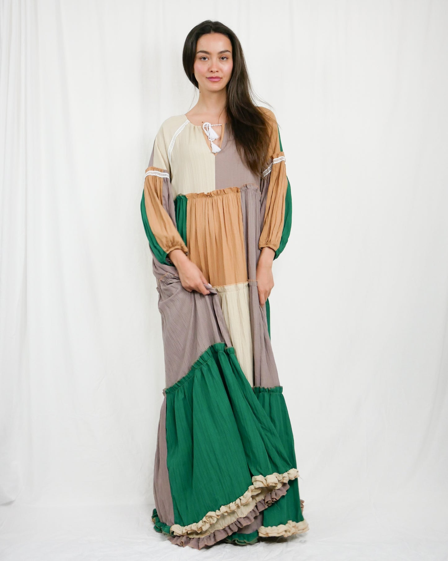 PATCHWORK DRESS