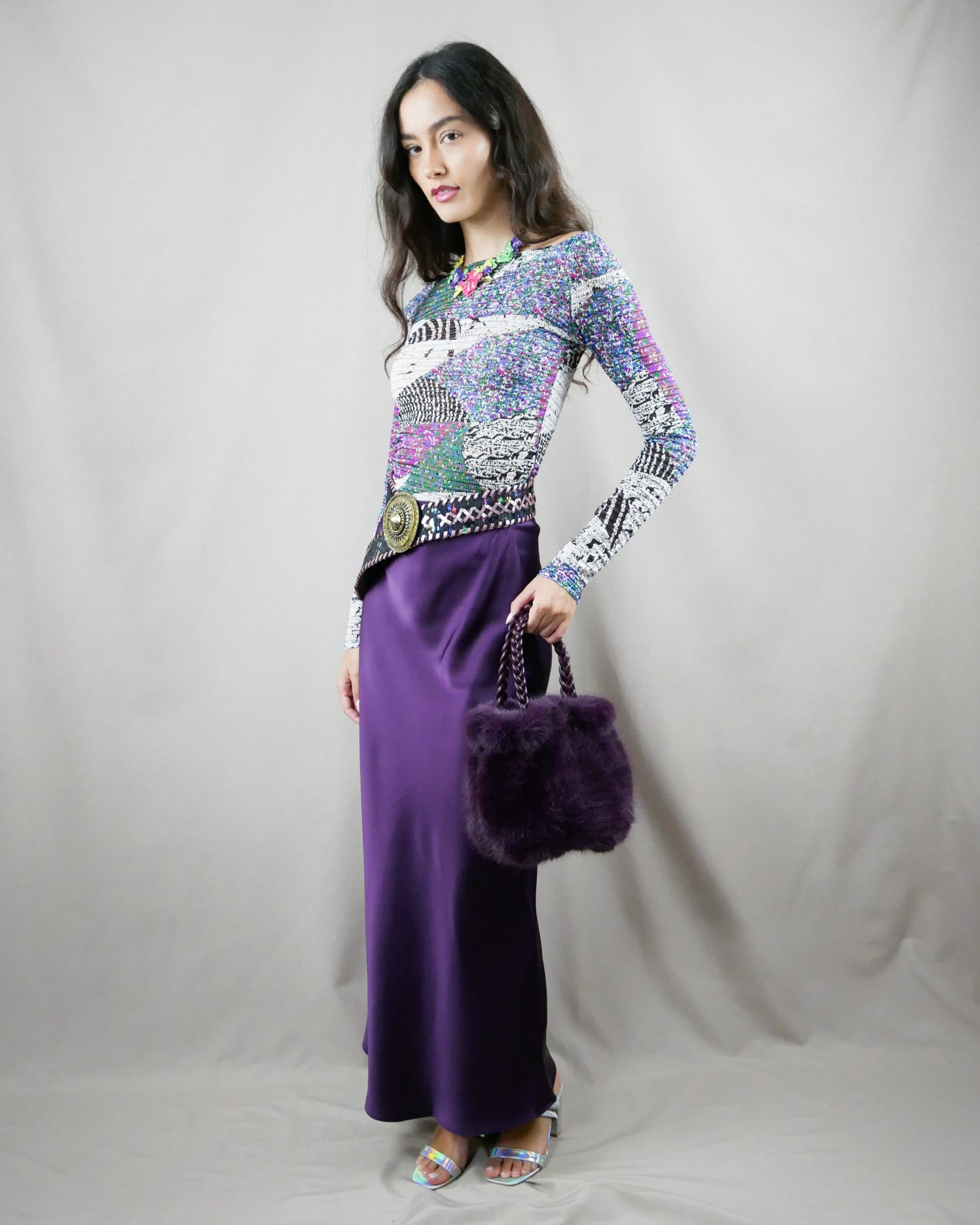 satin skirt
