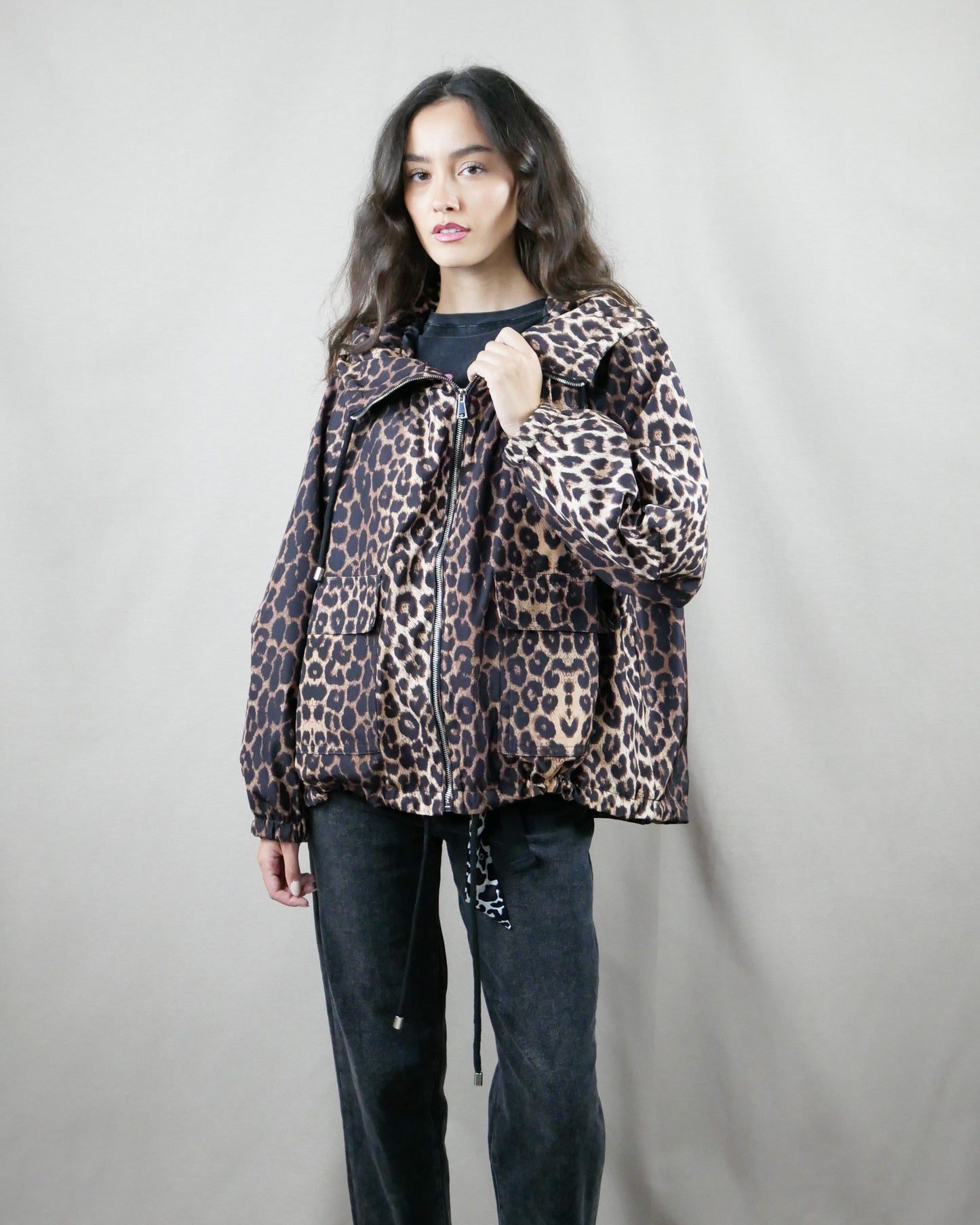 leopard print jacket