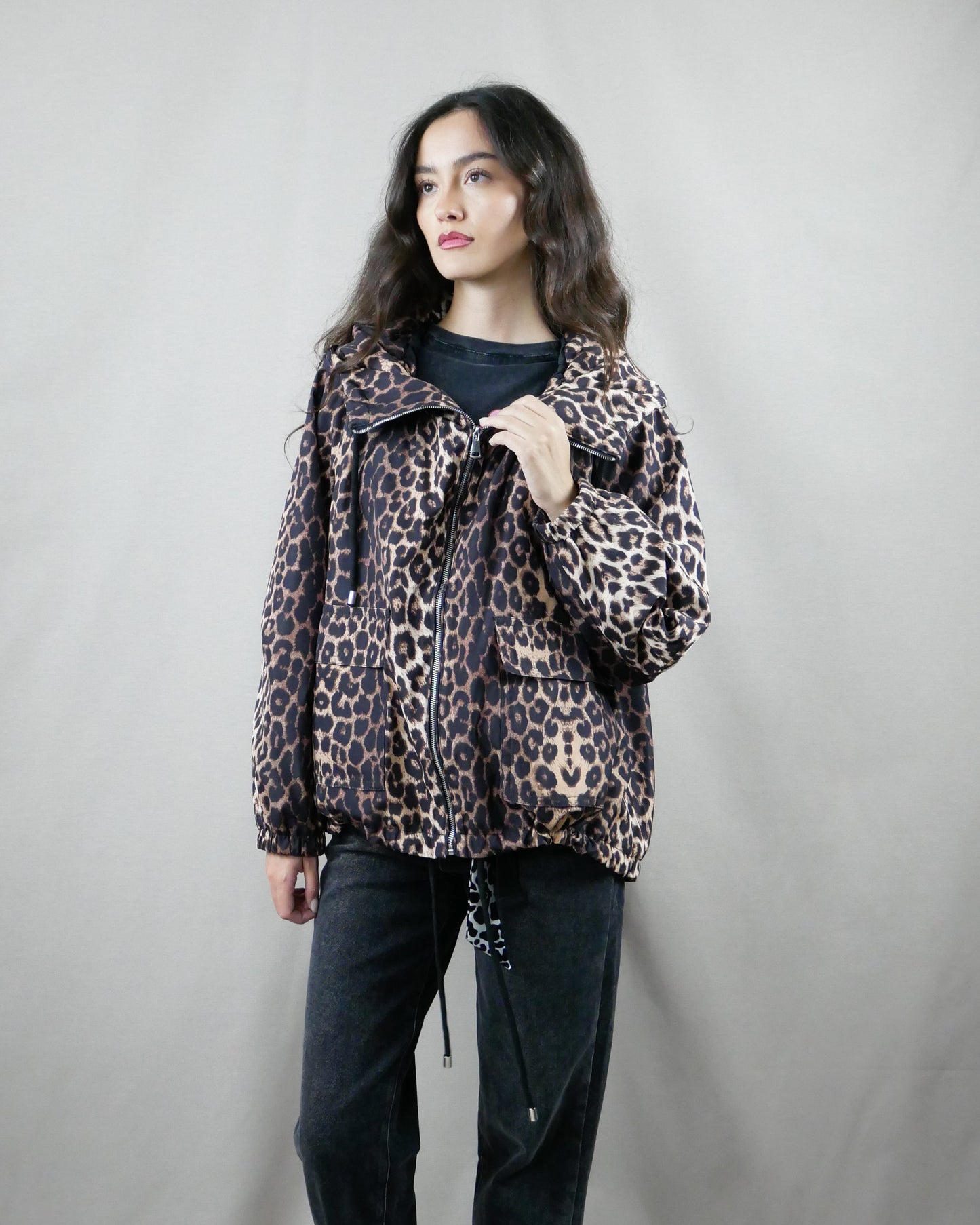 leopard print jacket