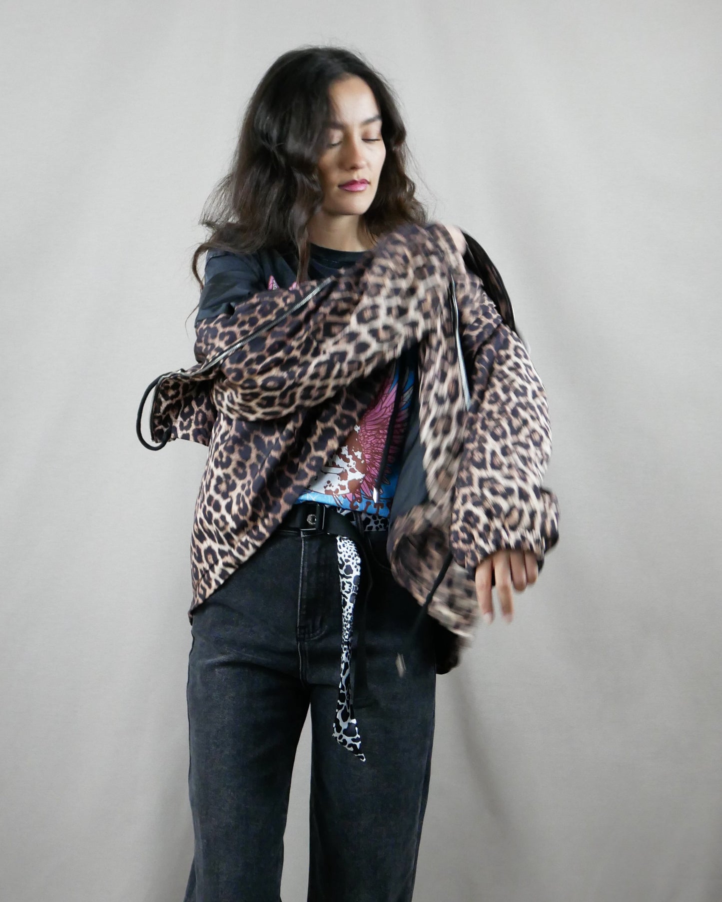 leopard print jacket