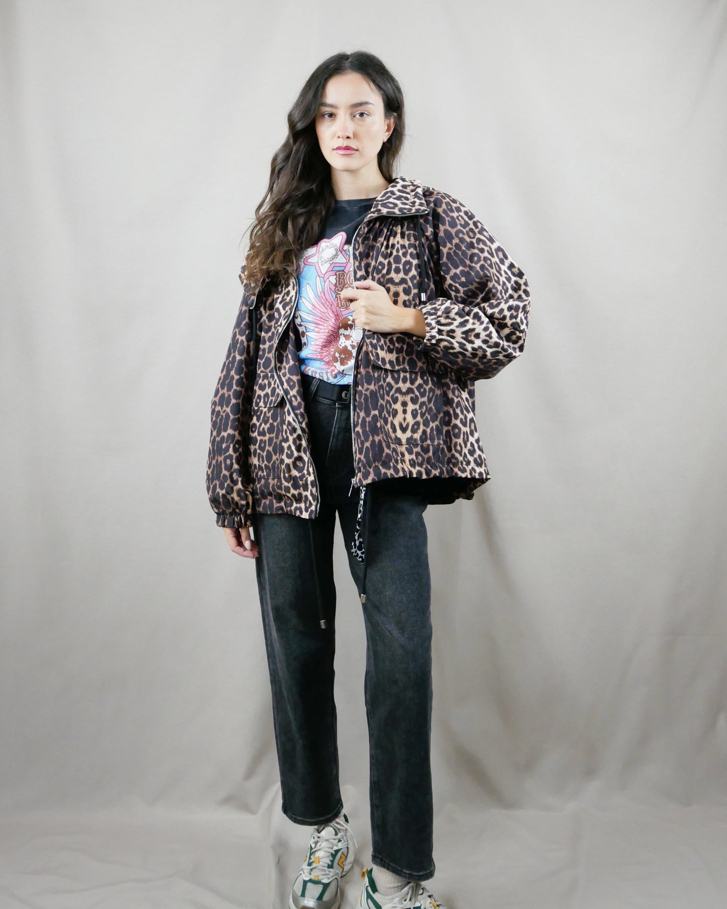 black baggy jean