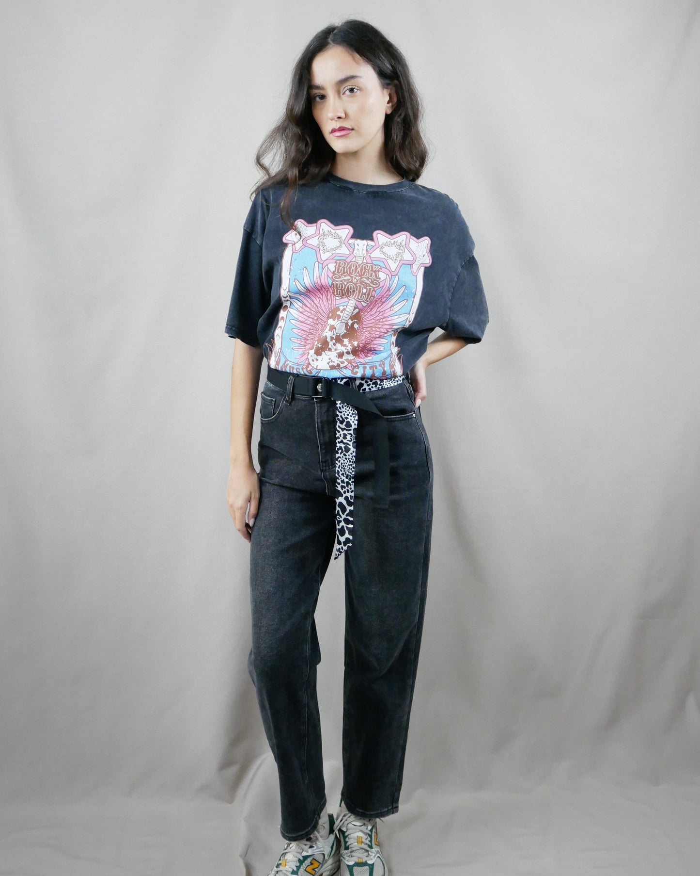 black baggy jean