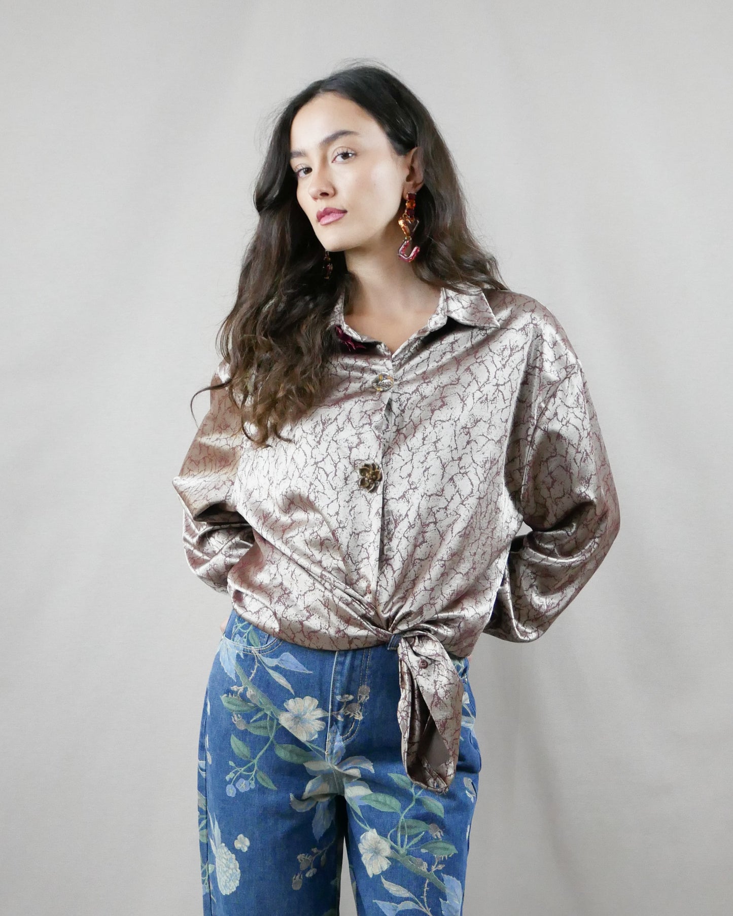 retro shiny shirt