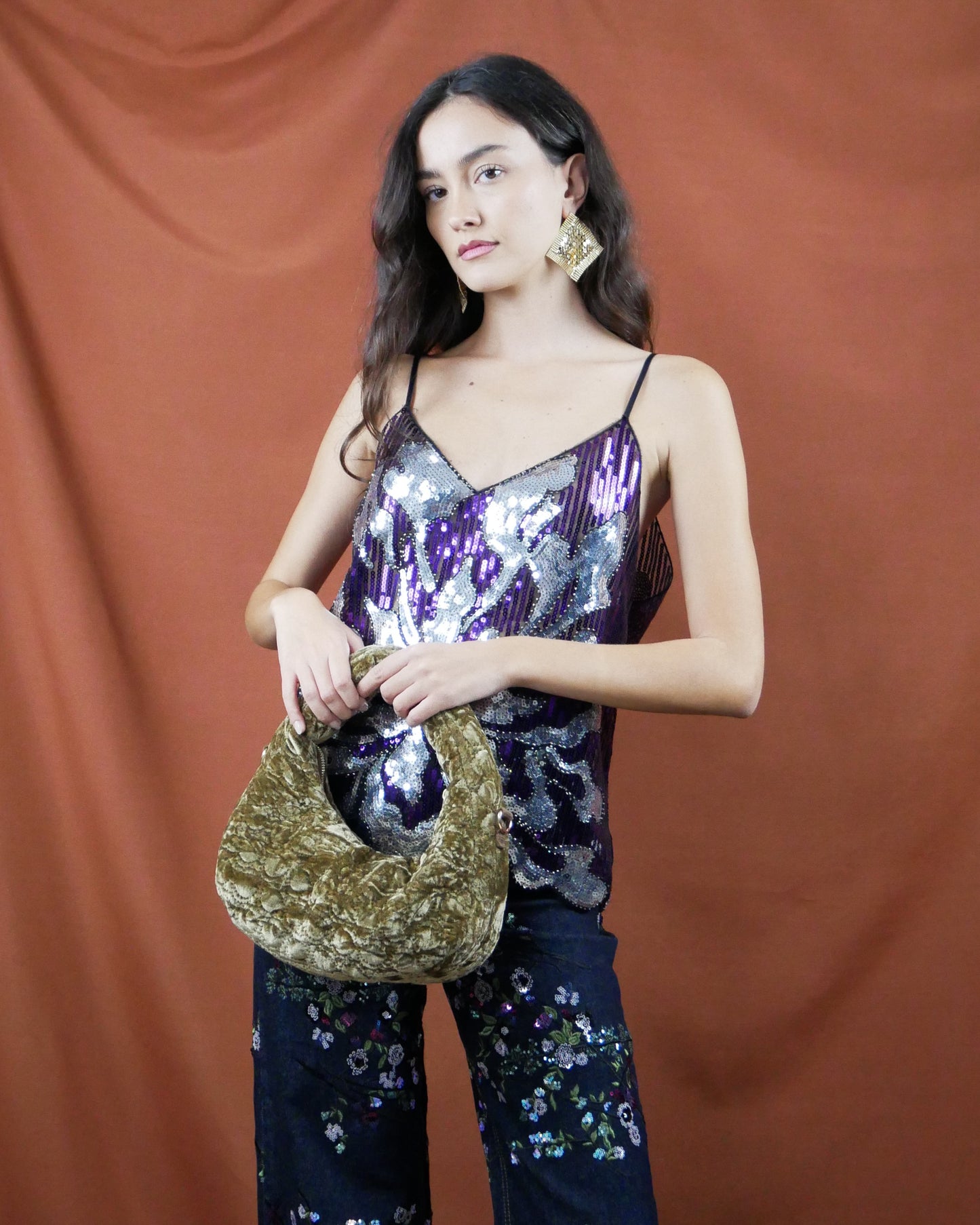 sequin top