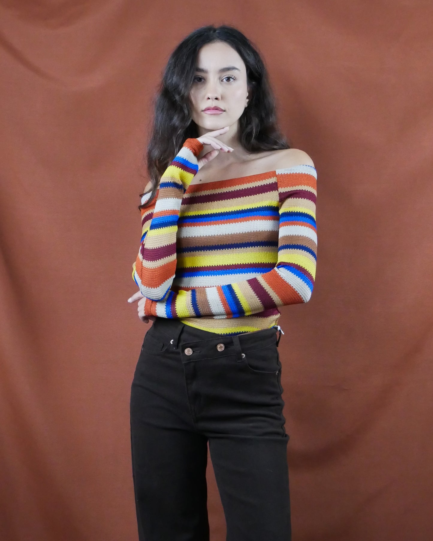 striped t-shirt