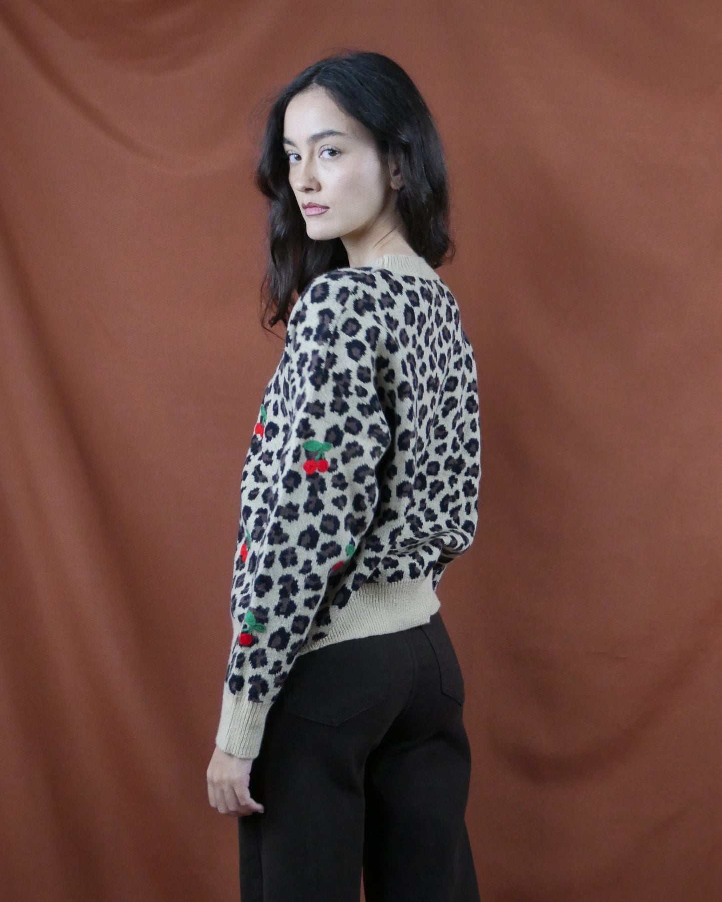 leopard knit