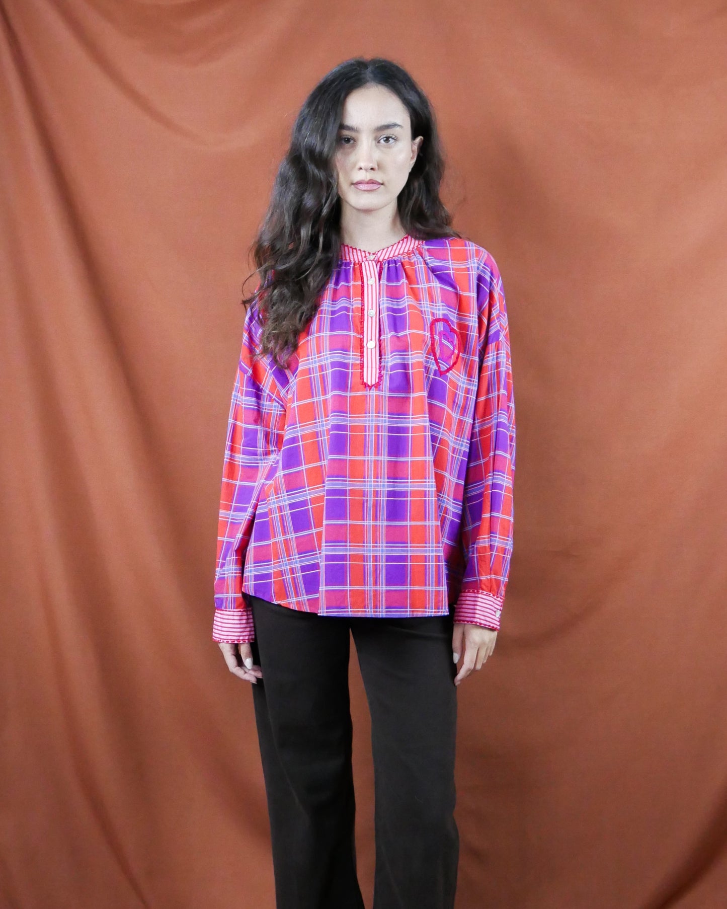 plaid shirt