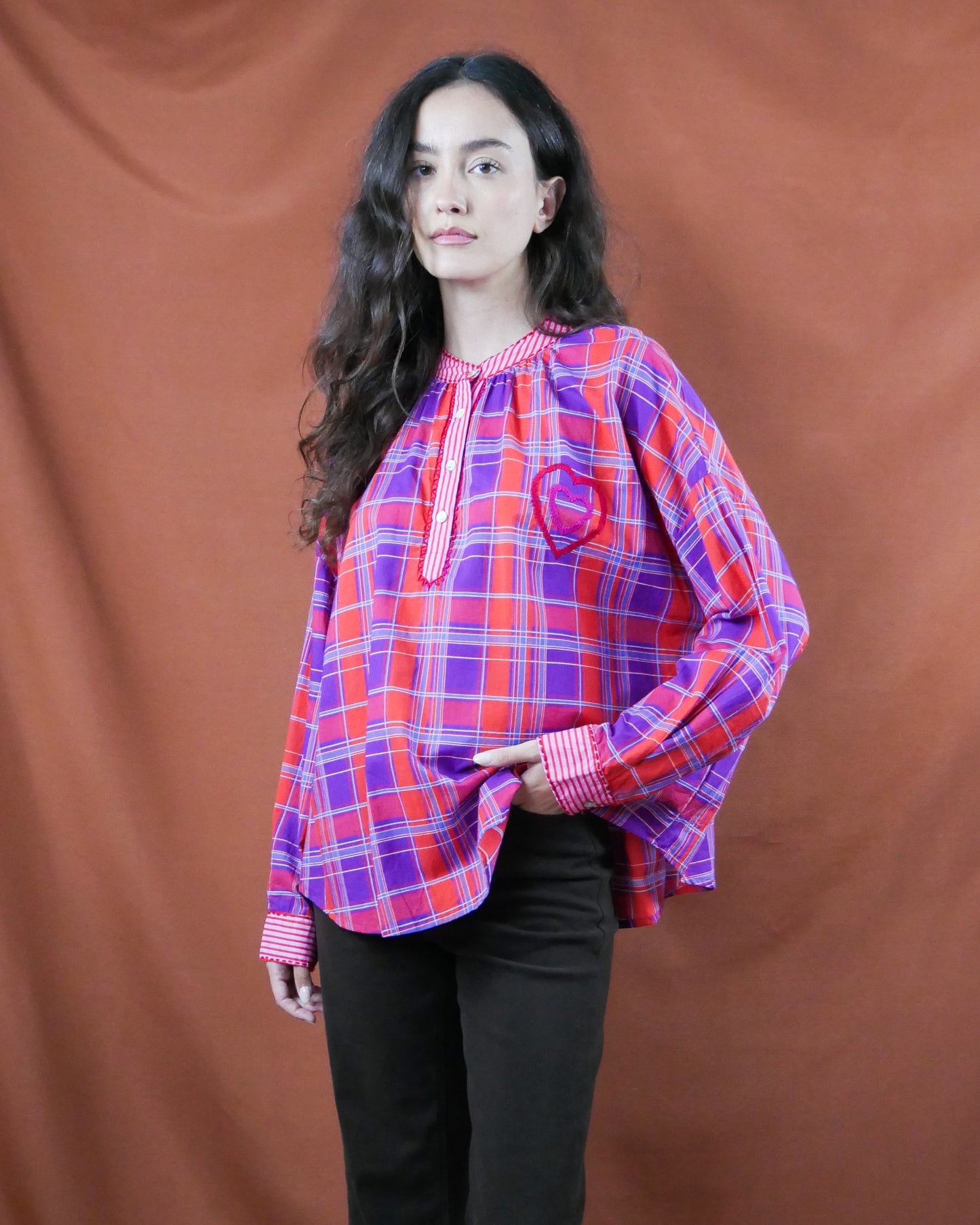 plaid shirt