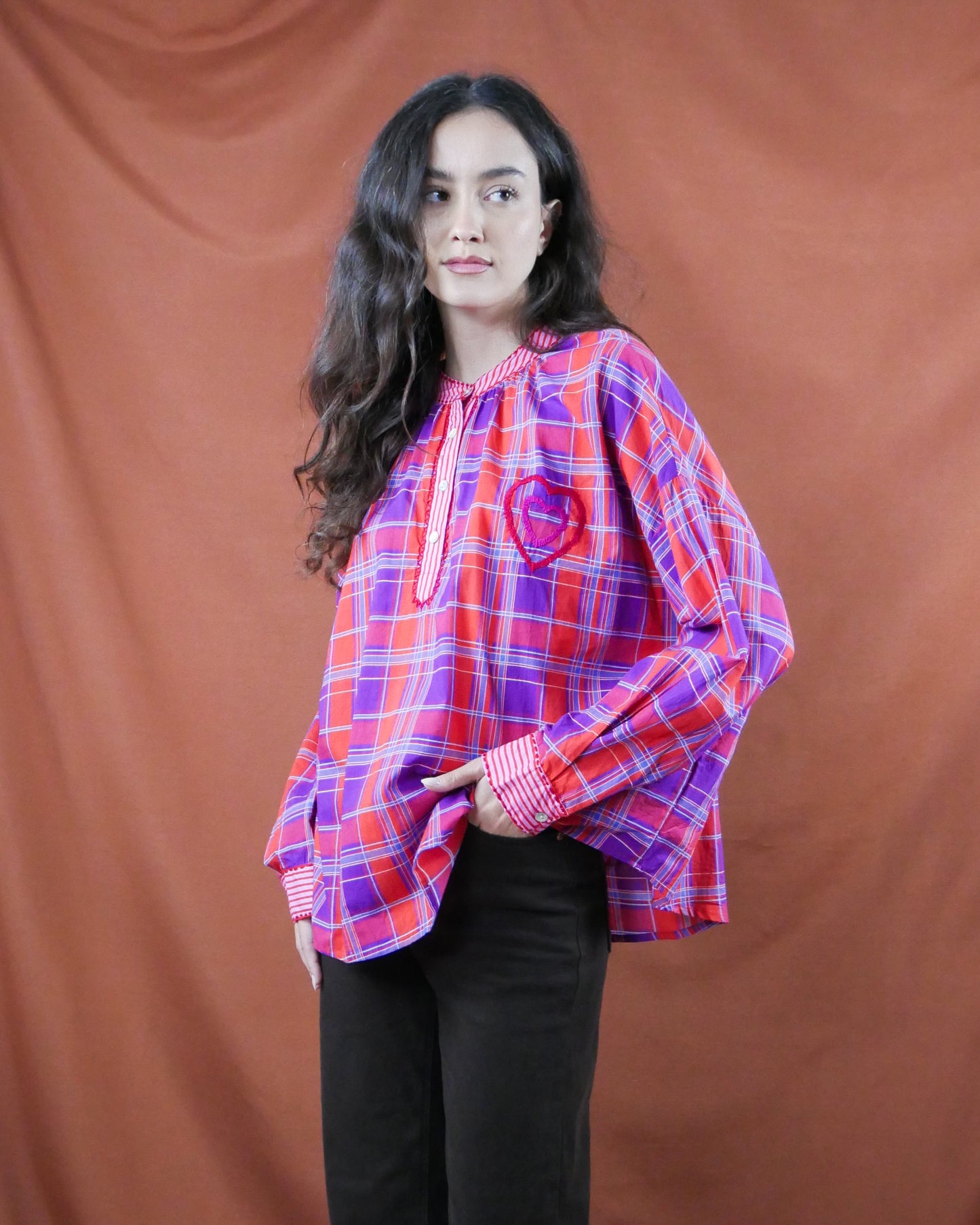 plaid shirt
