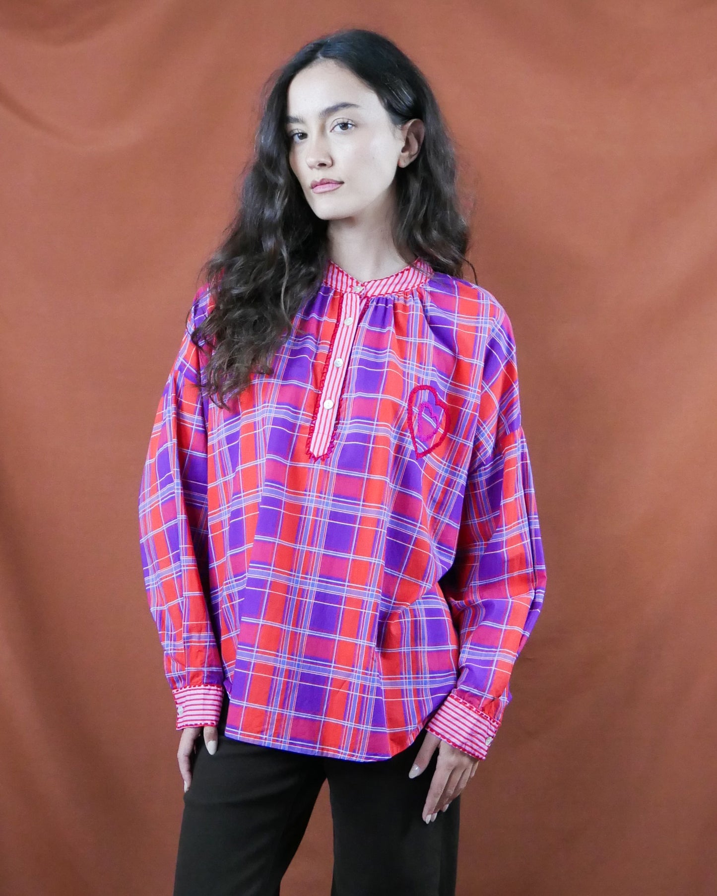 plaid shirt