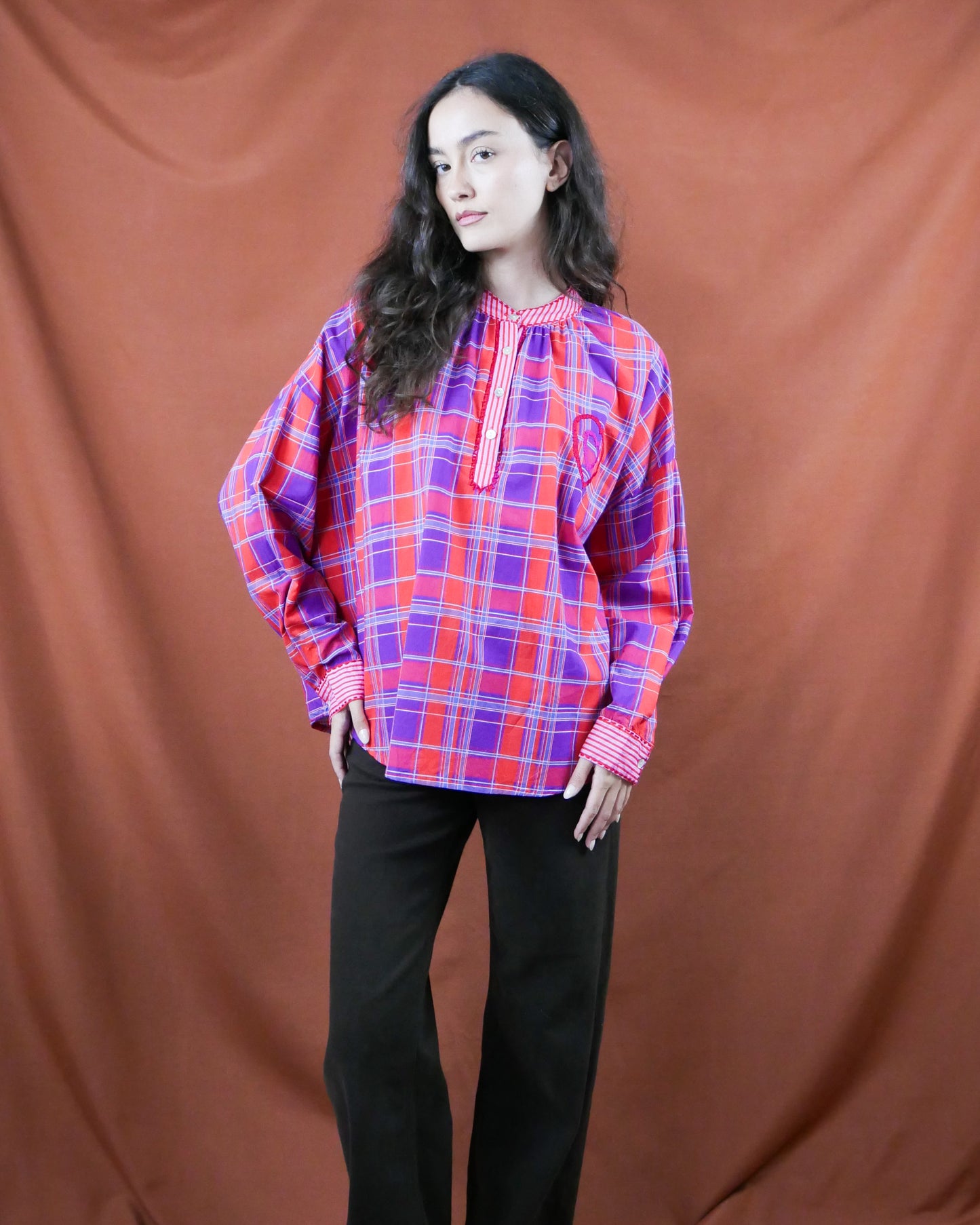 plaid shirt