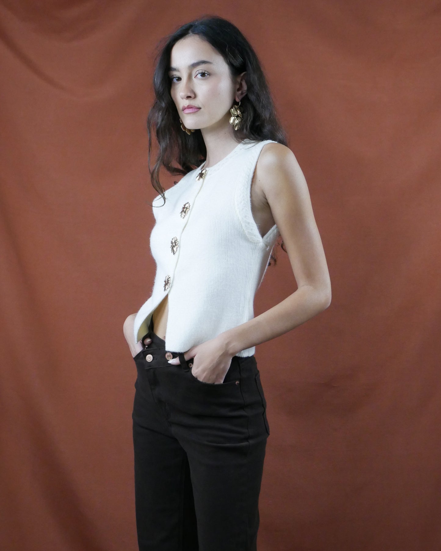 white vest