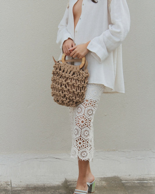 Ivory Lace Skirt