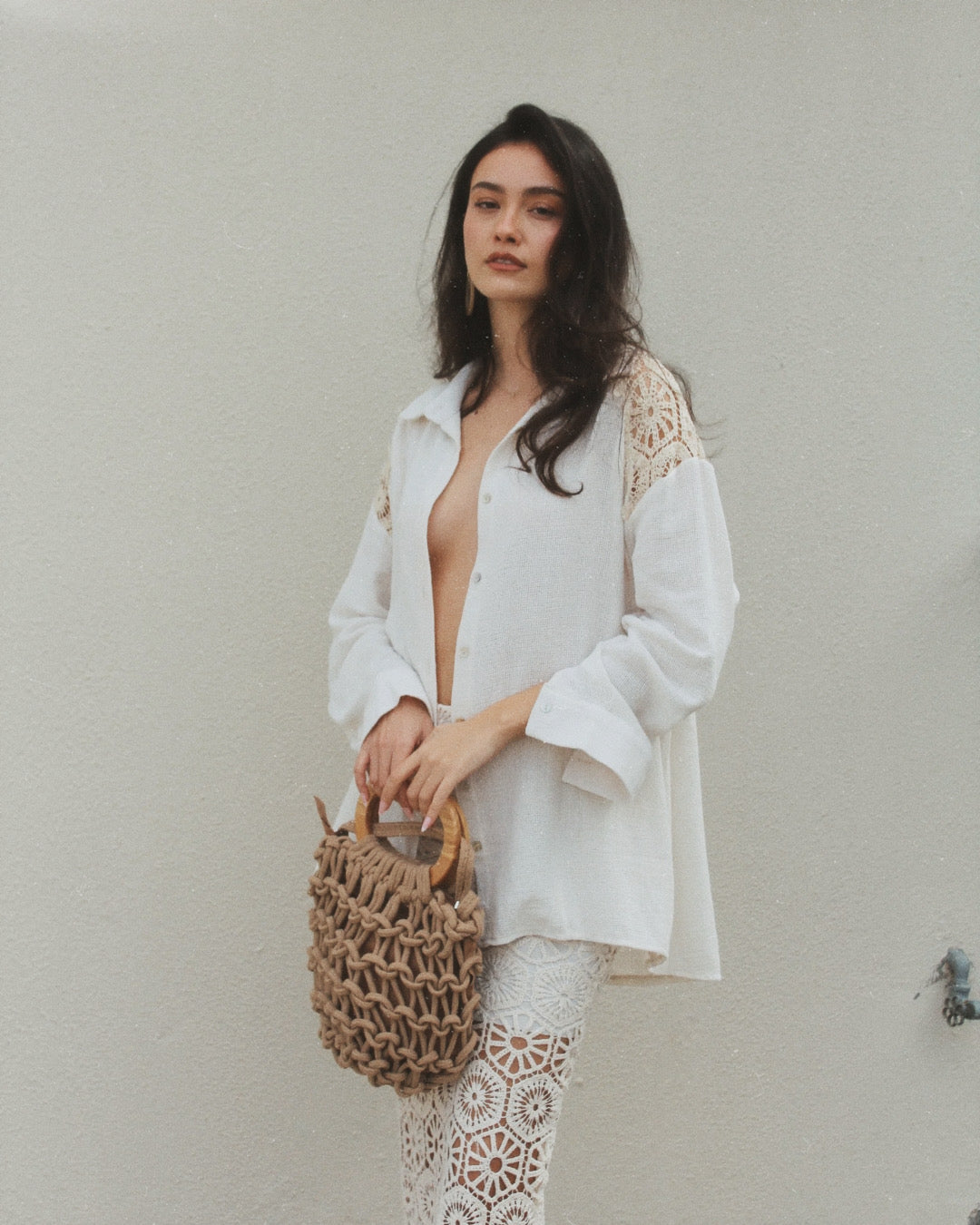 Ivory Lace Skirt