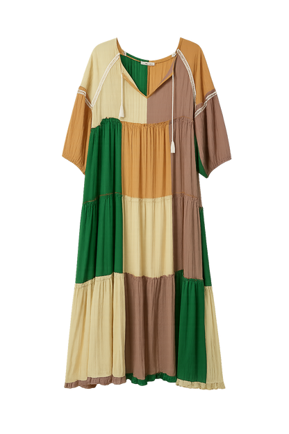PATCHWORK DRESS