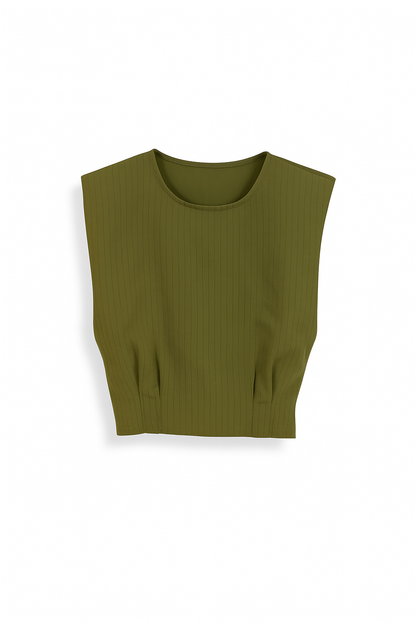 SLEEVELESS CROP TOP