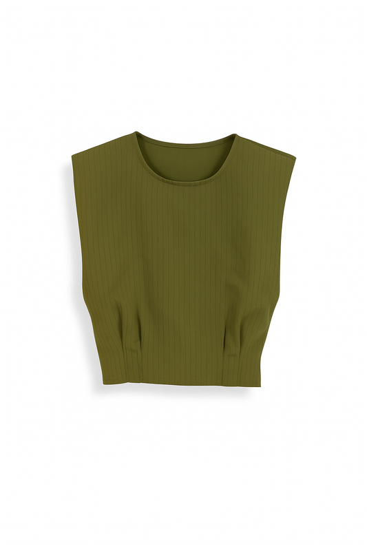 SLEEVELESS CROP TOP
