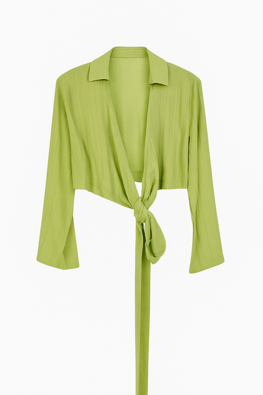 TIE-FRONT TOP