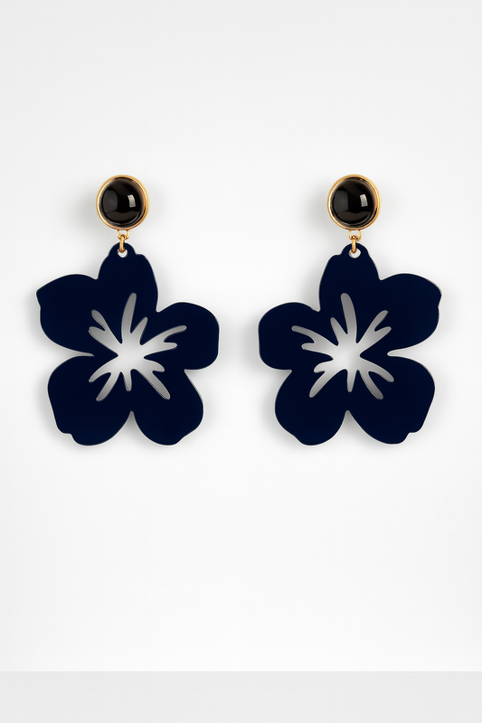 deep blue earrings