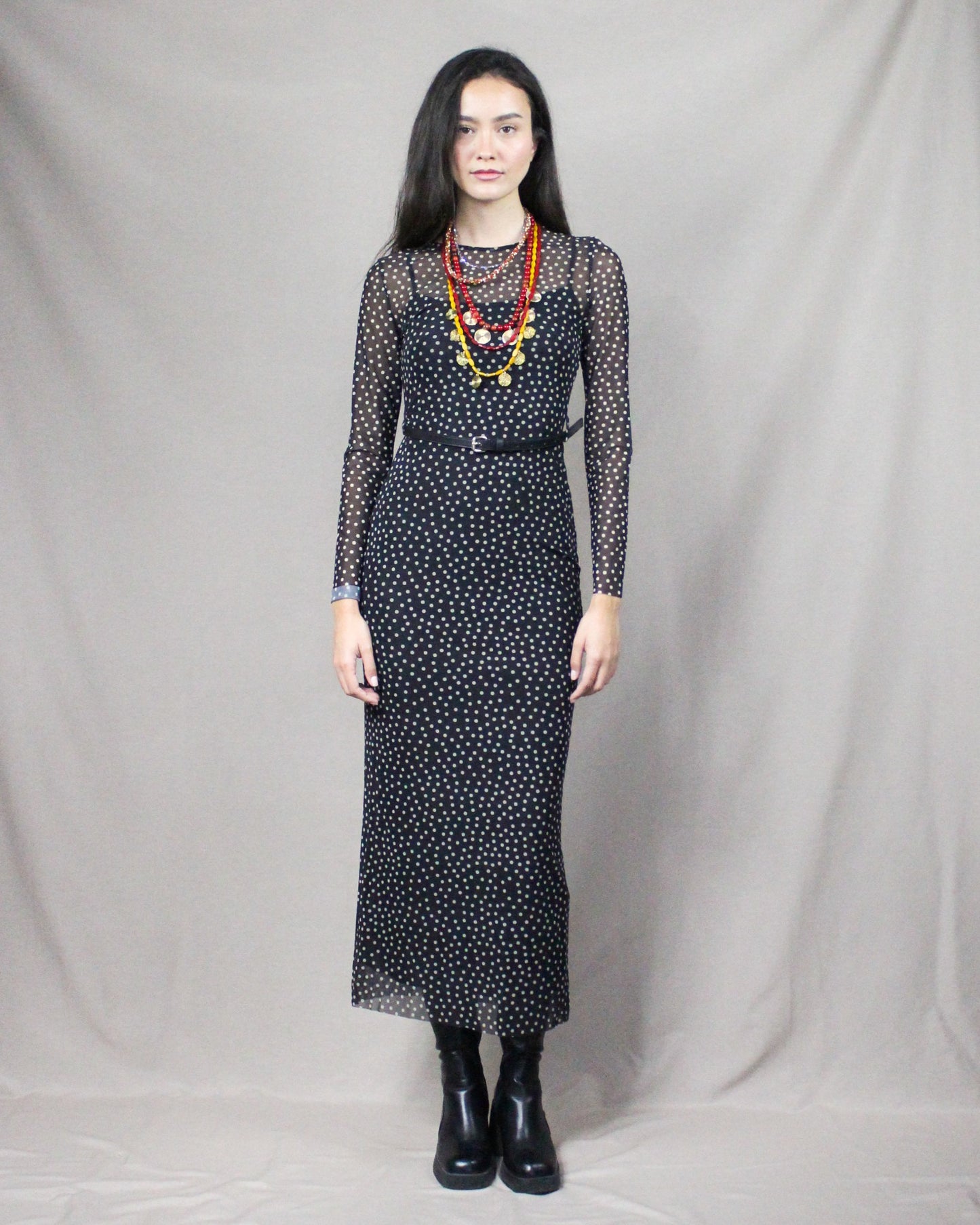 Polka Dot Lace Dress
