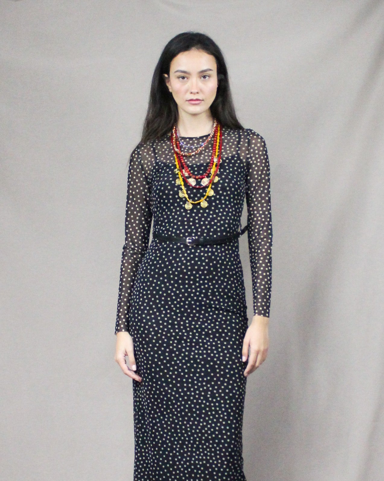 Polka Dot Lace Dress