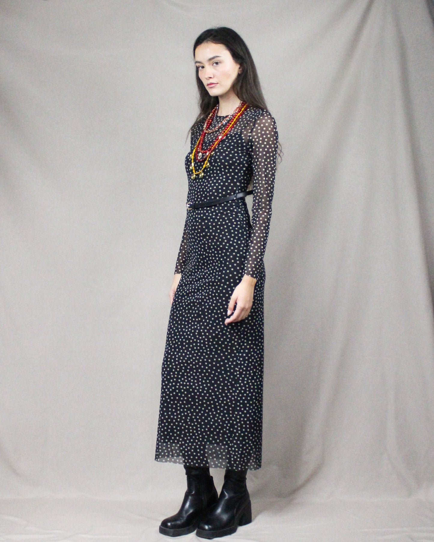 Polka Dot Lace Dress