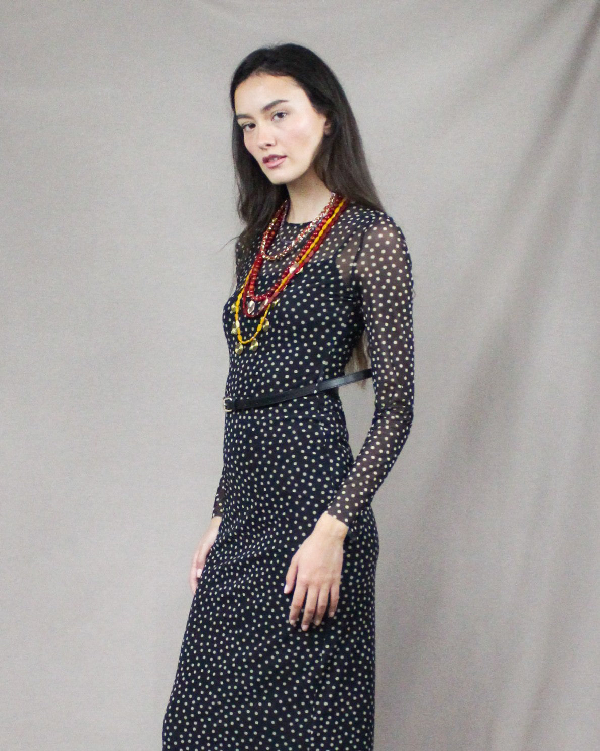 Polka Dot Lace Dress