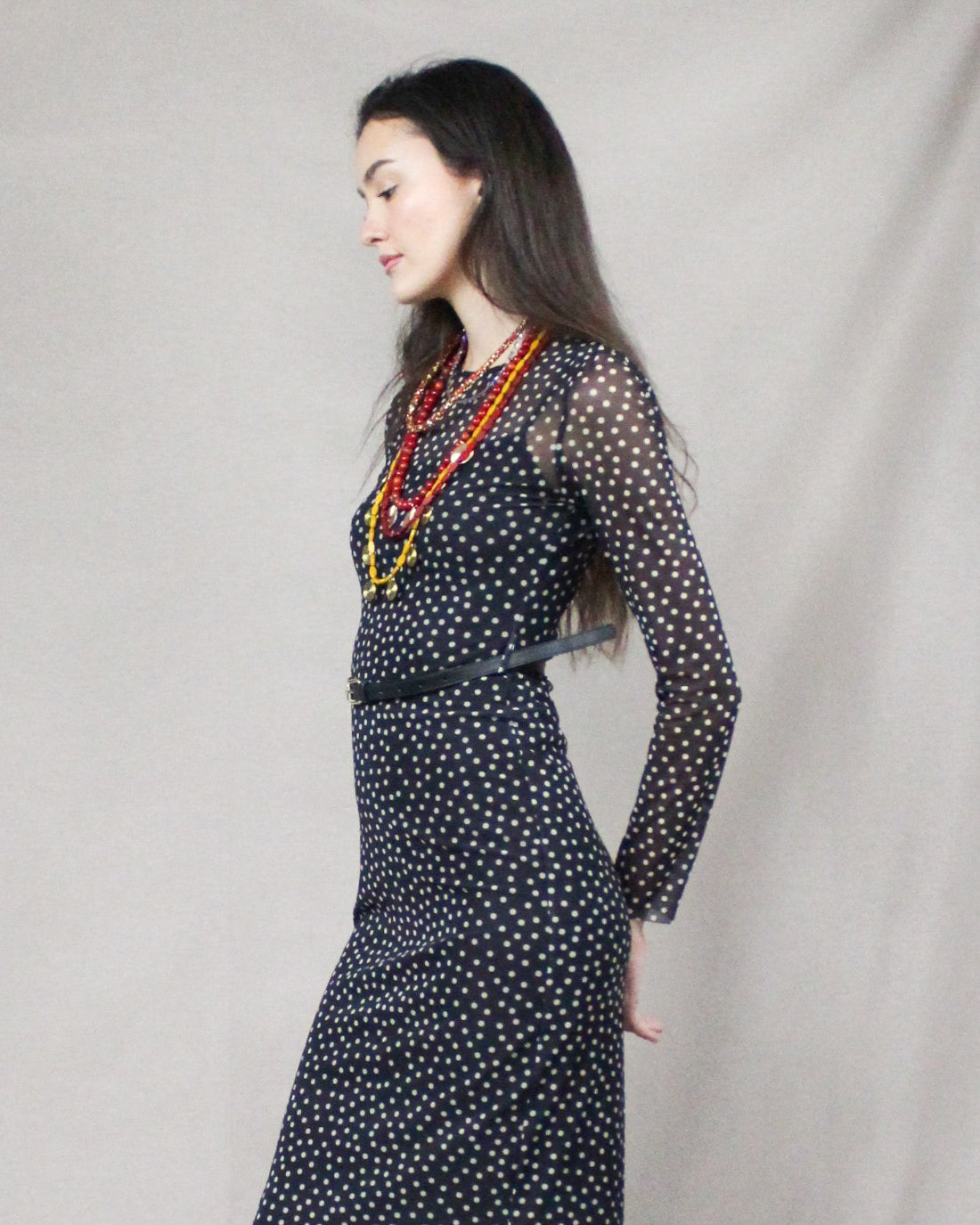 Polka Dot Lace Dress