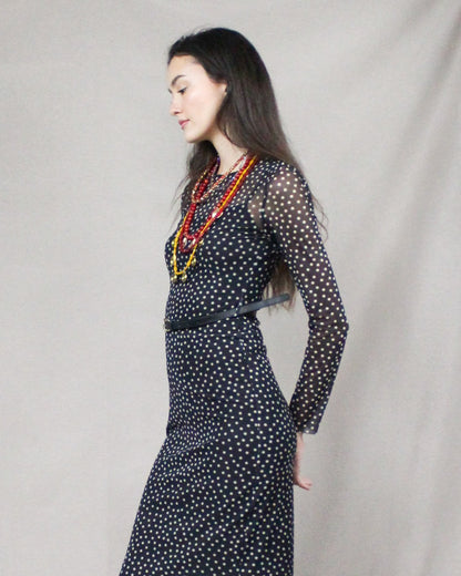 Polka Dot Lace Dress