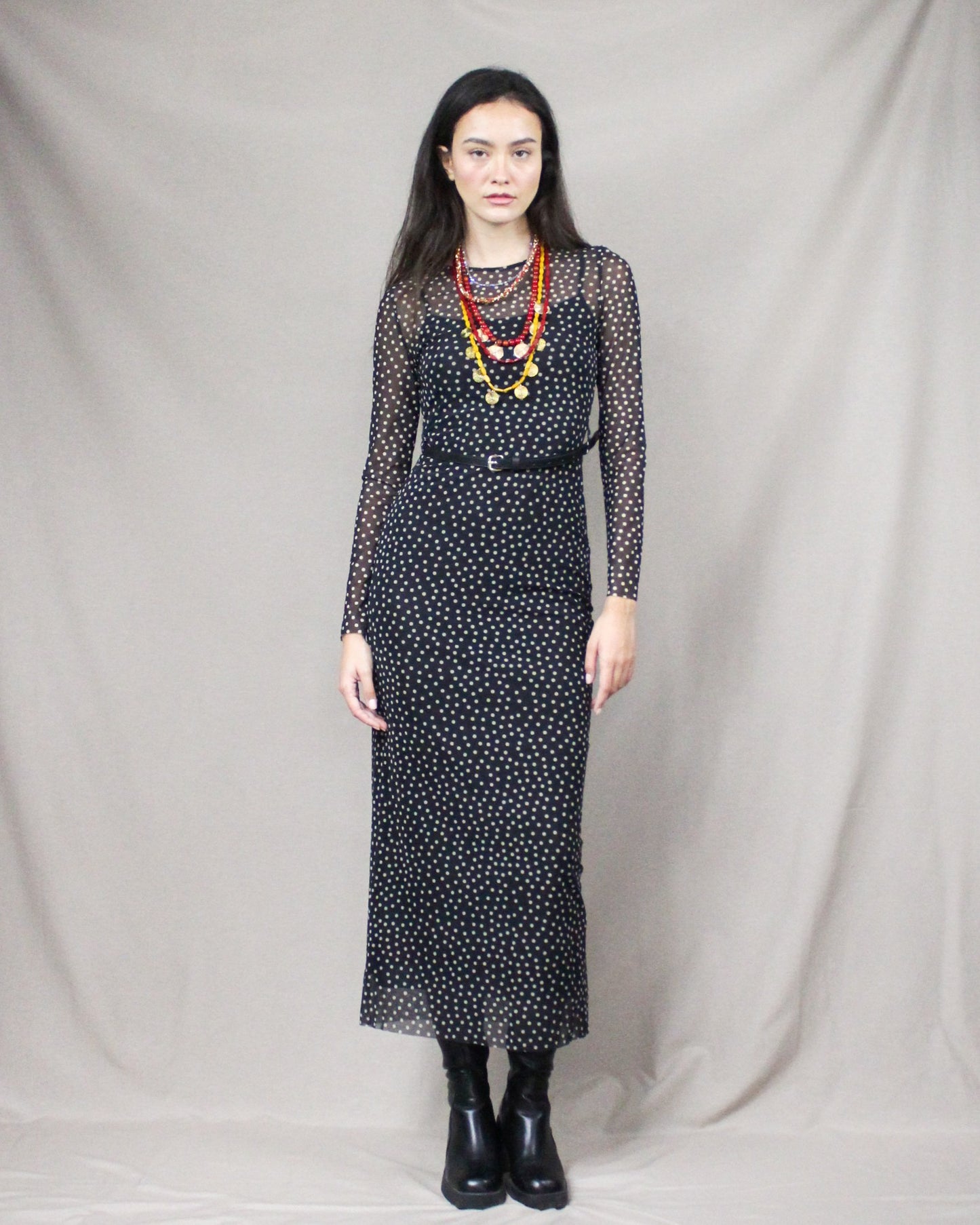 Polka Dot Lace Dress