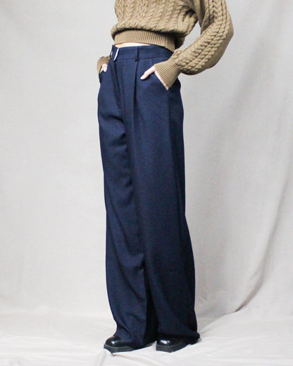 Blue Relaxed Pants
