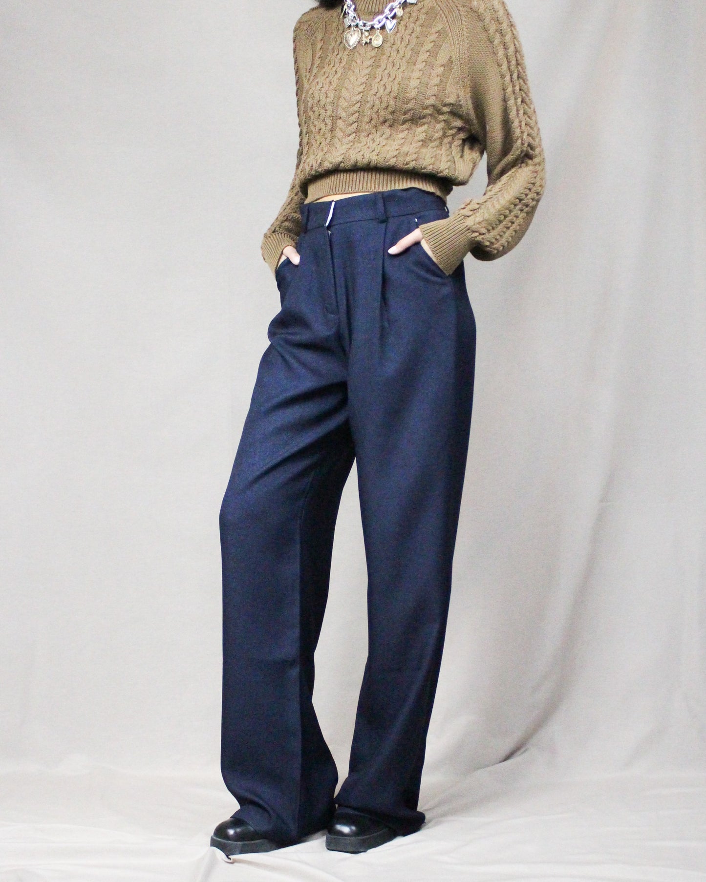 Blue Relaxed Pants