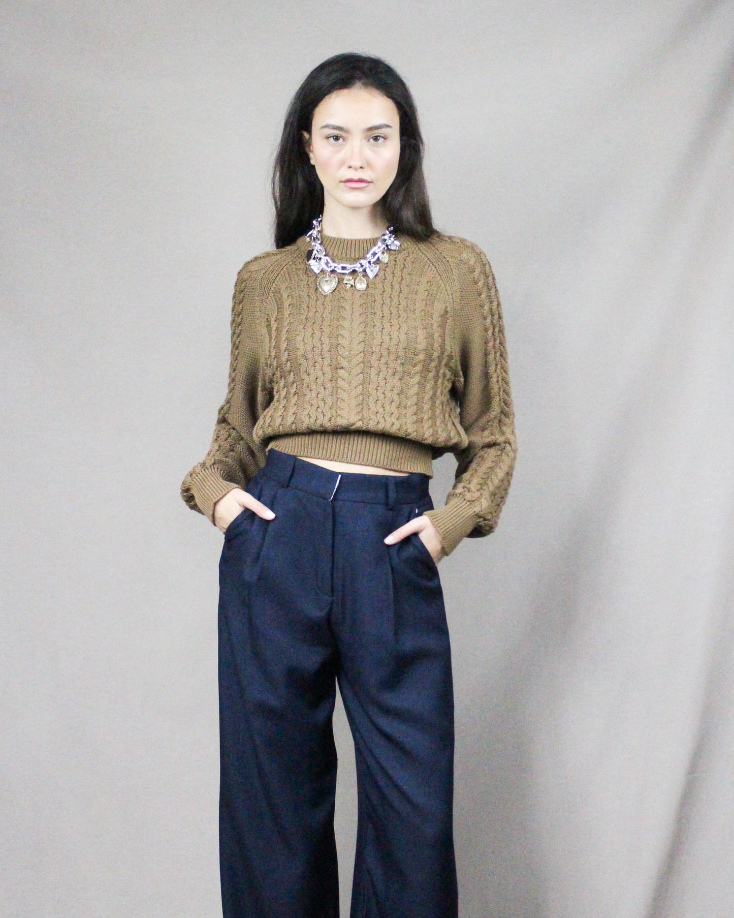 Blue Relaxed Pants