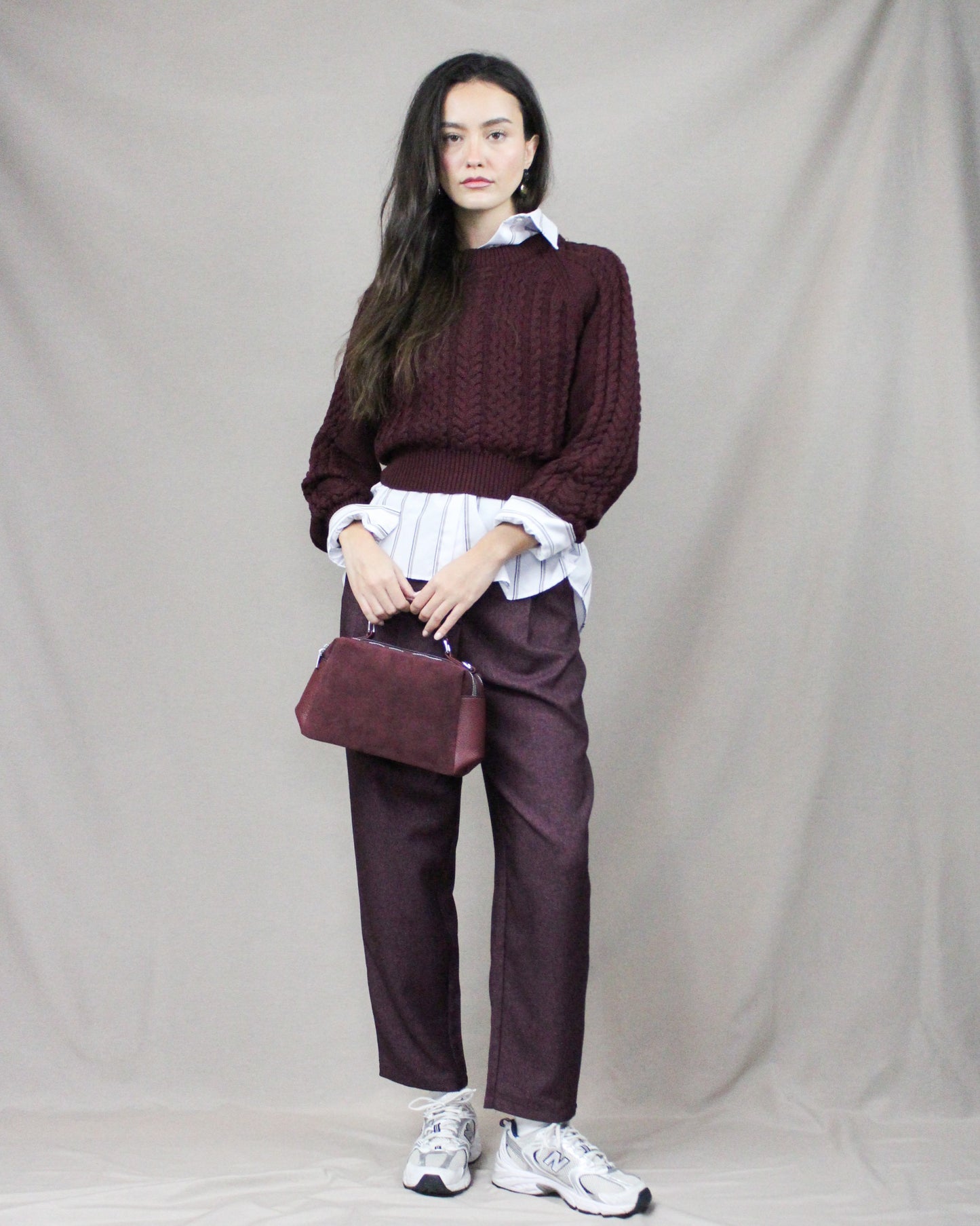 Burgundy Palazzo Pants
