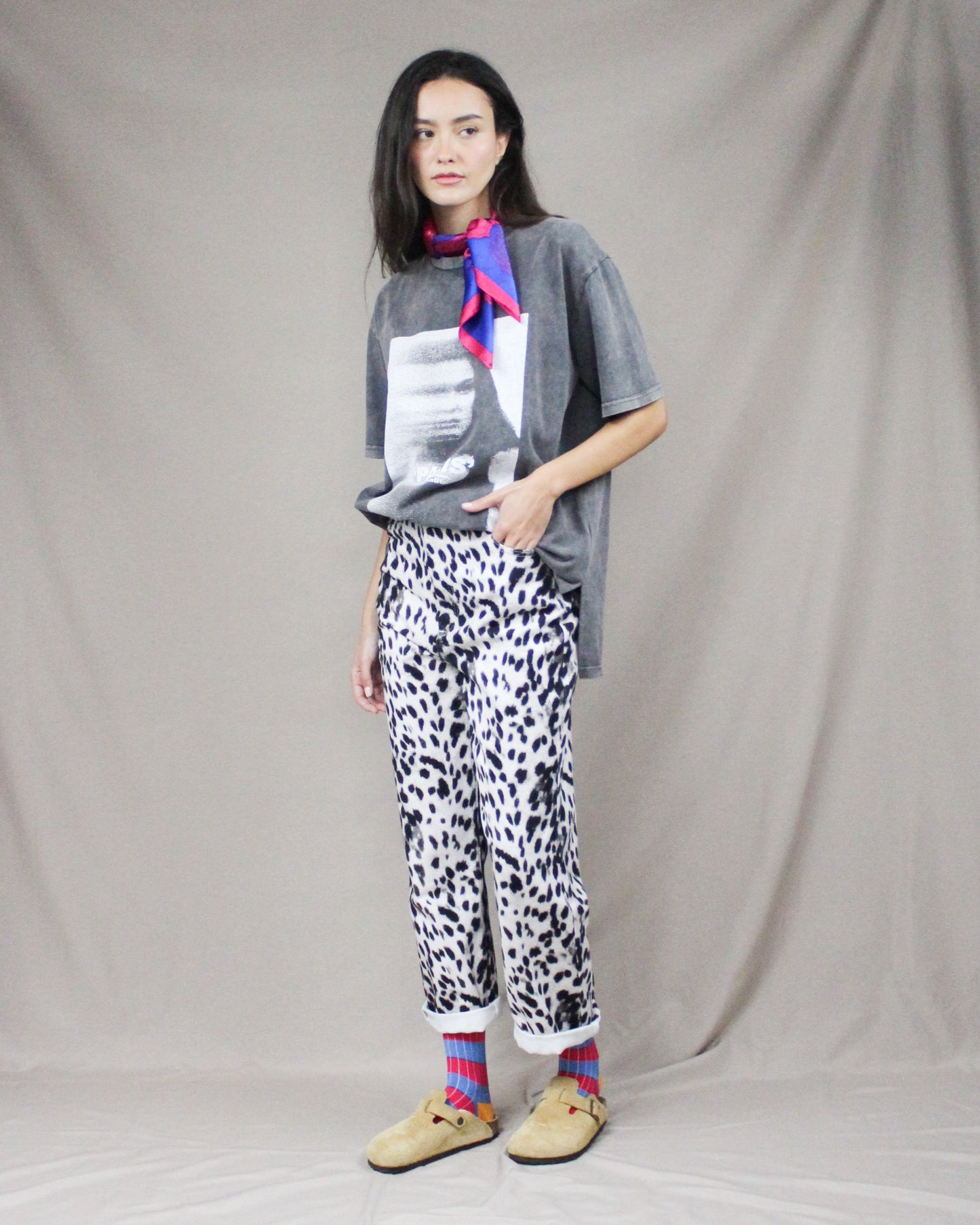 printed pants