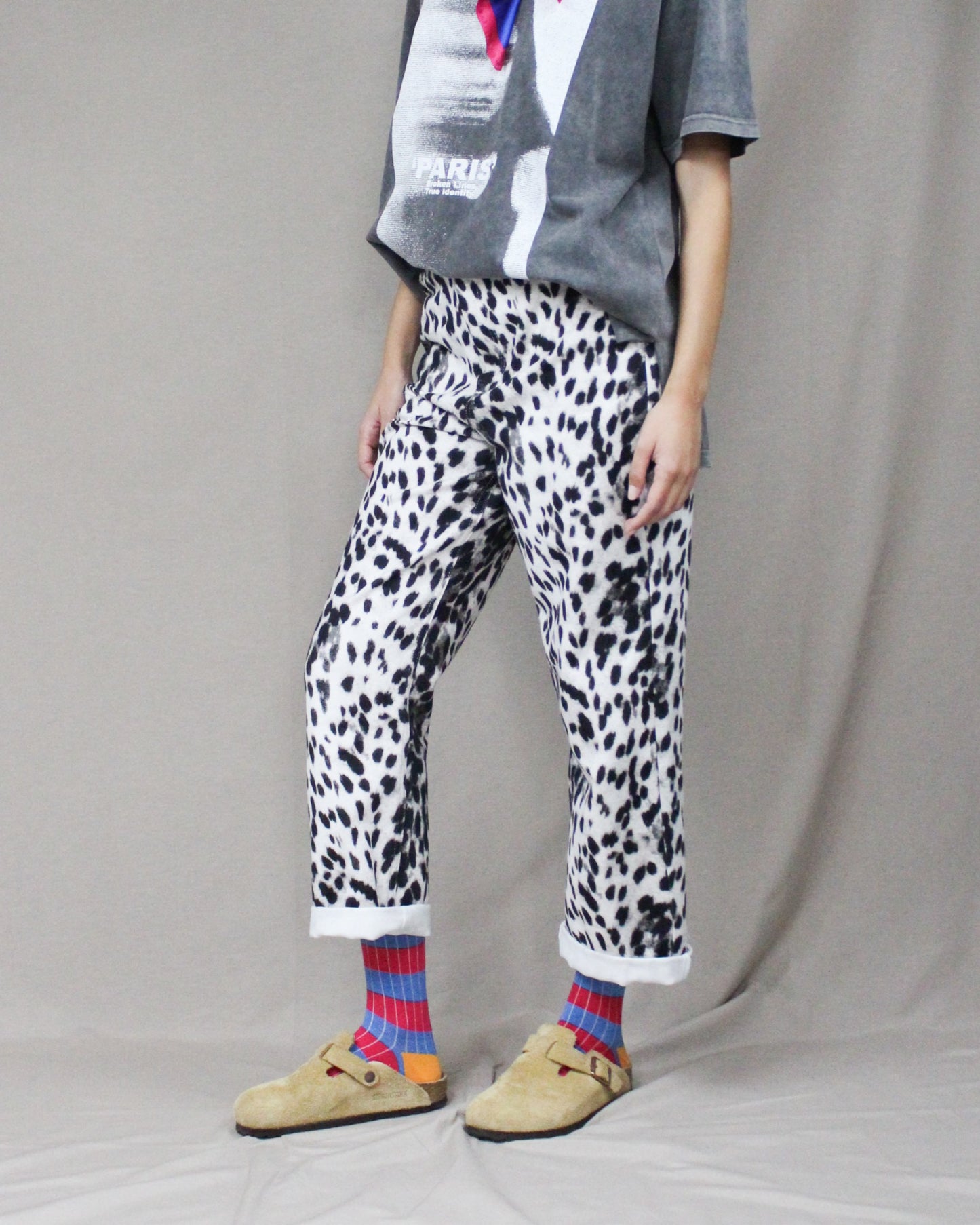 printed pants