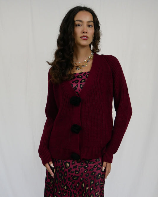 BORDEAUX CARDIGAN