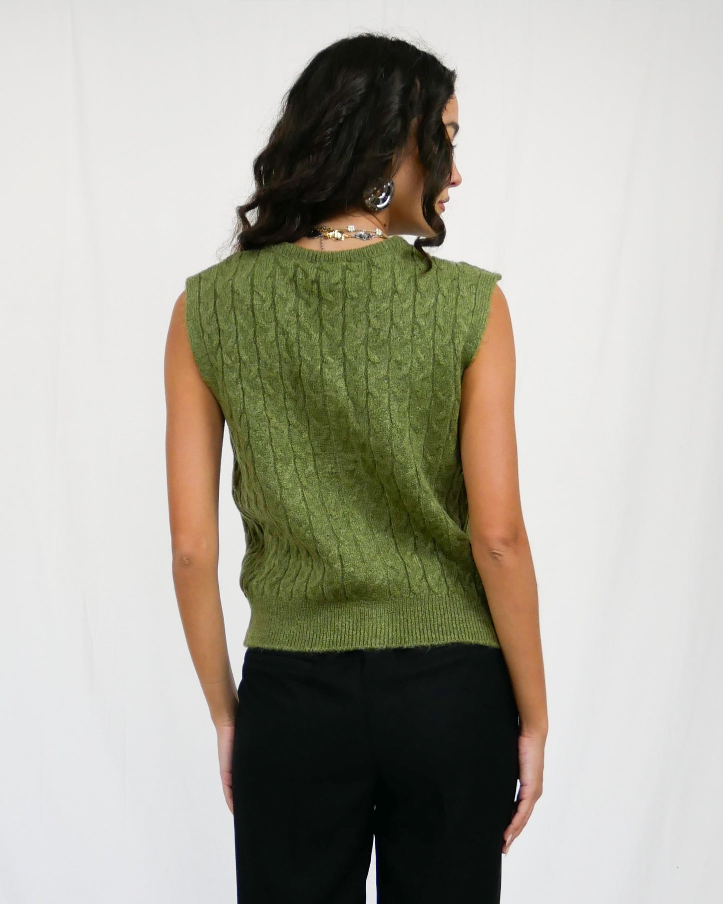 GREEN CARDIGAN