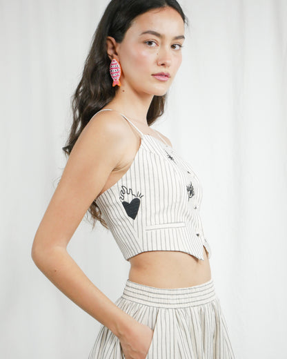 CROP VEST