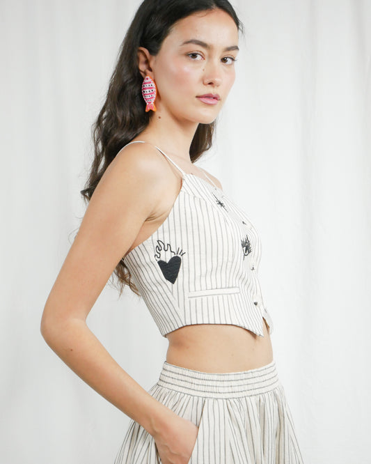 CROP VEST