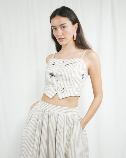 CROP VEST