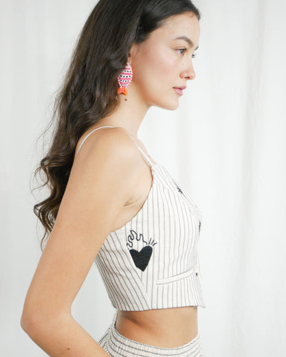 CROP VEST