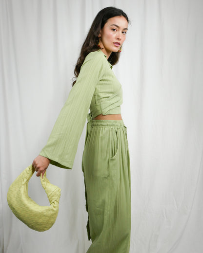 TIE-FRONT TOP