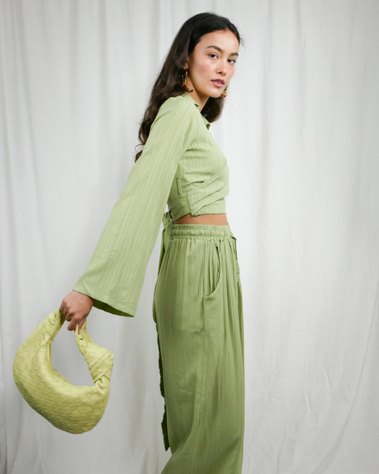 TIE-FRONT TOP