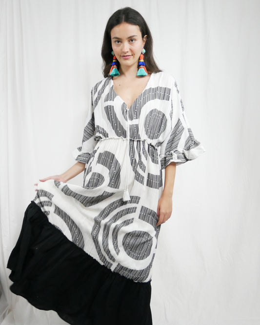 ELASTIC WAIST DRESS